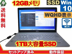 富士通 FMV LIFEBOOK SH75/M【SSD搭載】　Core i5 4200U　12GBメモリ　【Windows10 Home】 Libre Office 長期保証 [88281]