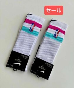 新品　NIKE バスケットボール ソックス　2足セット