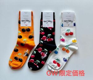 GW限定価格　Happy Socks ハッピー ソックス 3足 