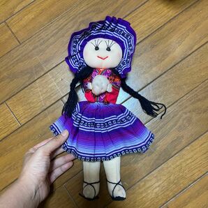 5月28日までの出品　ペルービアン　人形　ジャガイモ女の子　民芸品