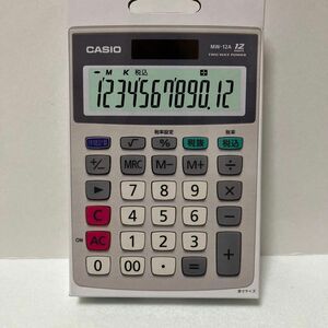 カシオ MW-12A-N 電卓 ミニジャストタイプ 12桁　カシオ電卓12桁