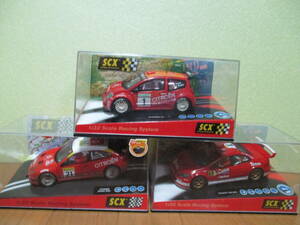 SCX made CITROEN C2 / CITROEN XSARA WRC / PEUGEOT 206 WRC / 3 pcs. set 