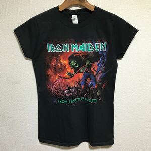 [即決古着]IRON MAIDEN/アイアンメイデン/FROM FEAR TO ETERNITY Tシャツ/バンドT/2011年コピーライト/ブラック/レディース/Lサイズ