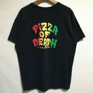 [即決古着]WANIMA/ワニマ/PIZZA OF DEATH/ピザオブデス/ロゴTシャツ/バンドT/ブラック/GILDAN(ギルダン)製/Lサイズ