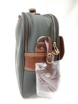 ☆未使用品☆【中古】ビジネス バッグ Samsonite サムソナイト 2Way 緑 グリーン ショルダー紐 鍵 付 大容量 PC【7214】_画像3