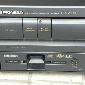 中古 ＊ Pioneer   CLD-A100 レーザーアクティブ  PAC-S1 ・PAC-N1  PCエンジン メガドライブの画像4