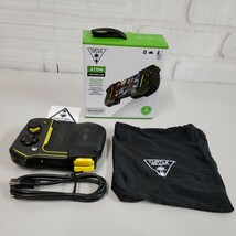 605y0101★タートルビーチ(Turtle Beach) スマホ コントローラー ATOM Bluetooth Xbox Cloud対応 ブラック イエロー_画像1