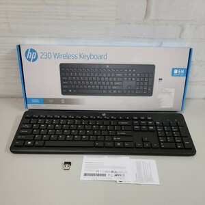 605y0817★HP キーボード ワイヤレス 無線 英語配列 US配列 HP 230 ワイヤレスキーボード(型番:3L1E7AA#UUF) Mac Windows PC MacBook対応