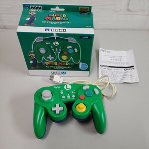 605y2412★Hori Classic Controller for Wii U Luigi