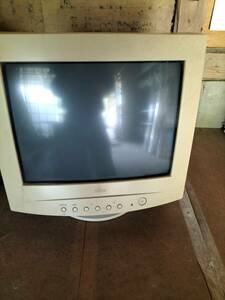  Fujitsu FMⅤ-DP84Ⅹ1 цвет CRT дисплей -15 fujitu Junk 