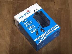 ★ TRUST Fire 18650 　バッテリーケース　モバイルバッテリーに　パワーバンク　EB02　未使用品　トラストファイヤー