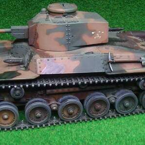 タミヤ１/35 日本陸軍 九七式中戦車改(チハ改）47㎜砲塔 完成品・M3 M4 米軍 の画像8