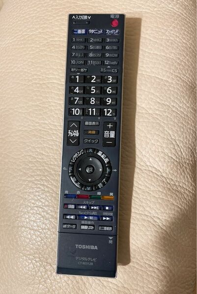 東芝レグザ用　テレビリモコン　CT-90312B