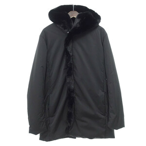 WJK 1869 pe22c witch coat エコファー ウィッチ コート ブラック メンズL