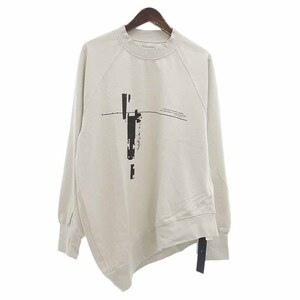 【PRICE DOWN】JULIUS 22AW 787CUM2 ASY PULL OVER 長袖 Tシャツ カットソー ライトグレー メンズ2