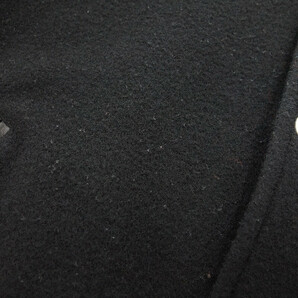 【PRICE DOWN】BACKLASH ウール ナイロンメルトン オイルド ホース レザー スタジャン ジャケット ブラック メンズLの画像8