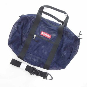 SUPREME 16SS Mesh Daffle Bag メッシュ ダッフル バッグ ネイビー ユニセックスF