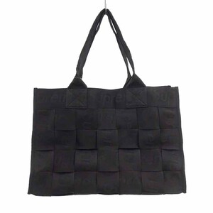 SUPREME 23SS Woven Large Tote Bag トート バッグ ブラック ユニセックス表記なし