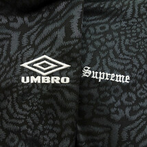 SUPREME × Umbro 23SS Jacquard Animal Print Tシャツ ブラック メンズXL_画像7