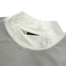 1PIU1UGUALE3 GOLF ADP GOLF S/S MOCK NECK モックネック 半袖 Tシャツ グレー メンズ5_画像6