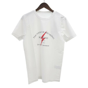 【特別価格】RESOUND CLOTHING プリント 半袖 クルーネック Tシャツ ホワイト メンズ1