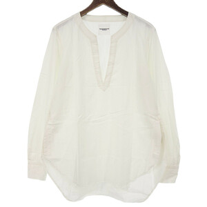 TAKAHIRO MIYASHITA THE SOLOIST tunic shirt コットン シルク チュニック シャツ ホワイト メンズ46