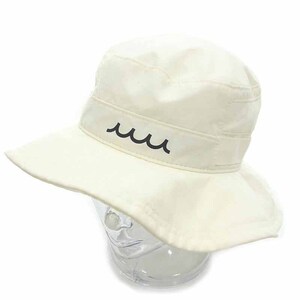 [PRICE DOWN]MUTA MARINE GOLF Golf bucket hat eggshell white unisex 57~59cm