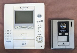 ※動作ＯＫ★Panasonic パナソニック★モニター親機【VL-MW102K】玄関子機【VL-V571L-S】◆おまけ→ジャンク※モニター増設子機【VL-W600】