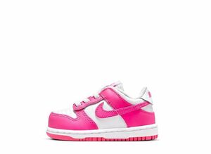 Nike TD Dunk Low &quot;White/Laser Fuchsia&quot; 9cm FB9107-102