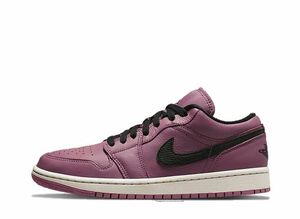 Nike WMNS Air Jordan 1 Low SE &quot;Light Mulberry/Black/Light Bone&quot; 24.5cm DC7268-500