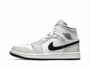 Nike WMNS Air Jordan 1 Mid &quot;Grey Fog/White/Black&quot; 24cm BQ6472-015