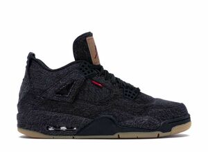 Nike × Levi's Air Jordan 4 &quot;Black Denim&quot; (タグ：のみ) 28cm AO2571-001-R