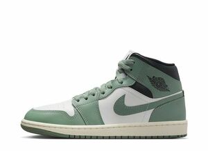 Nike WMNS Air Jordan 1 Mid &quot;Jade Smoke&quot; 23.5cm BQ6472-130