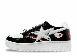 A BATHING APE BAPE STA Low Color Block Shark &quot;Black&quot; 26cm 1G80-191-009