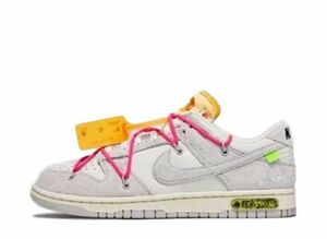 Off-White Nike Dunk Low &quot;Sail/Neutral Gray/Hyper Pink&quot; 25cm DJ0950-117