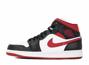 Nike Air Jordan 1 Mid "White/Gym Red Black" 27cm 554724-122