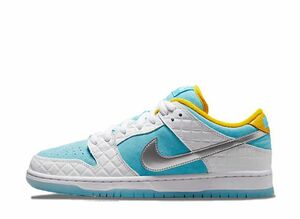 FTC Nike SB Dunk Low "White/Blue" 26.5cm DH7687-400