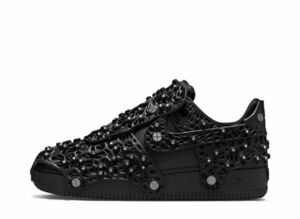 Swarovski Nike WMNS Air Force 1 Low Retro Reflective Crystal &quot;Triple Black&quot; 24cm CV7668-001