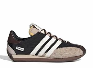 Song for the Mute adidas Originals Country OG Low Trainers "Core Black/Core White/Wonder Beige" 23.5cm ID3546