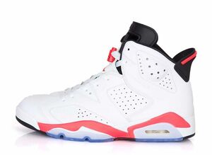 Nike Air Jordan 6 Retro &quot;White / Infra Red&quot; (2014) 27cm 384664-123