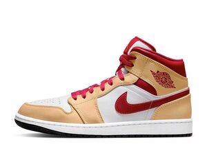 Nike Air Jordan 1 Mid &quot;Beige/Cardinal Red&quot; 29cm 554724-201