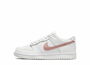 Nike GS Dunk Low &quot;White/Rose Pink&quot; 22.5cm DH9765-100