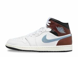 Nike Air Jordan 1 Mid SE &quot;White/Black/Sail/Blue Grey&quot; 30cm FQ7831-142