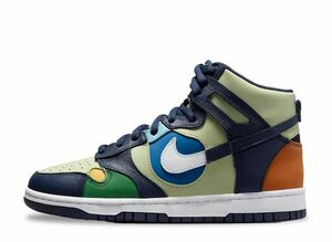 Nike WMNS Dunk High "Pistachio and Midnight Navy" 27.5cm DQ7575-300