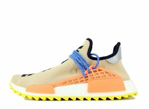 PHARRELL WILLIAMS ADIDAS ORIGINALS NMD HUMAN RACE TRAIL HU "PALE NUDE/CORE BLACK/YELLOW" 27.5cm AC7361