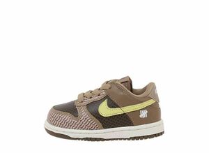 Undefeated Nike TD Dunk Low SP &quot;Canteen/Lemon Frost&quot; 12cm DJ4307-200