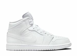 Nike Air Jordan 1 Mid &quot;Triple White&quot;(2022) 26cm 554724-136