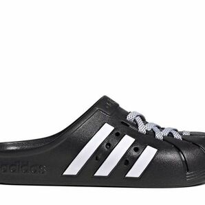 adidas Adilette Clogs "Core Black/Footwear White" 27.5cm JH9848の画像1