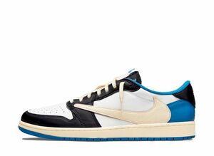 Travis Scott Fragment Nike Air Jordan 1 Low OG SP &quot;Military Blue&quot; 25cm DM7866-140
