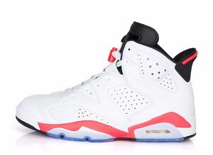 Nike Air Jordan 6 Retro "White / Infra Red" (2014) 26.5cm 384664-123